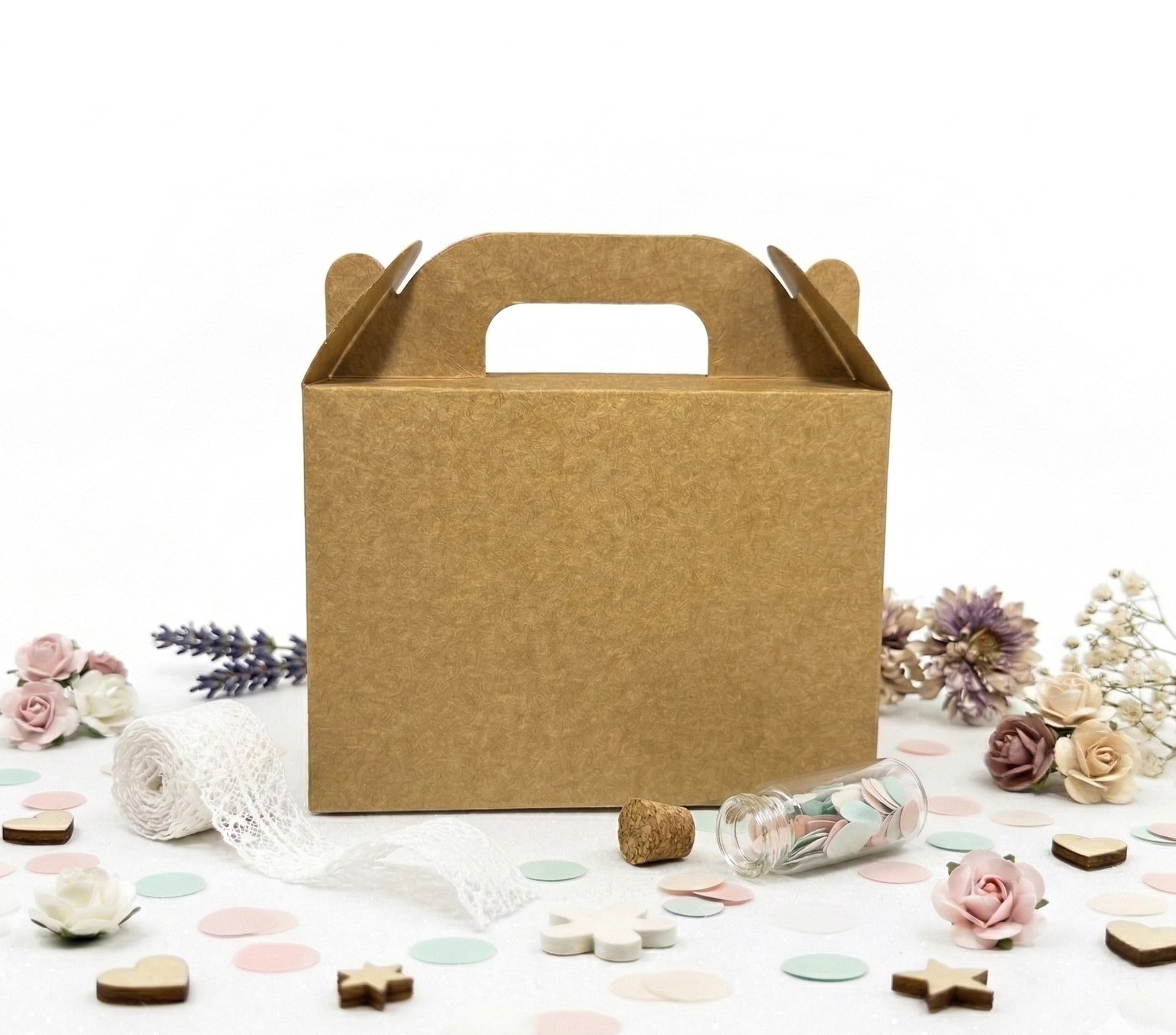 10x14 Kraft El Geçme Hediye Kutusu (3'lü Set)