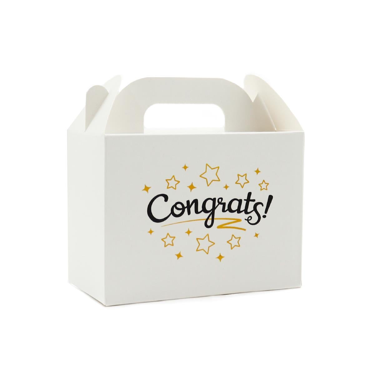 10x14 Tebrikler Temalı El Geçme Hediye Kutusu (3'lü Set)