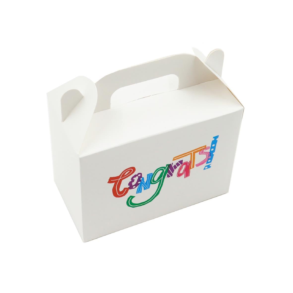 10x14 Tebrikler Temalı El Geçme Hediye Kutusu M2 (3'lü Set)