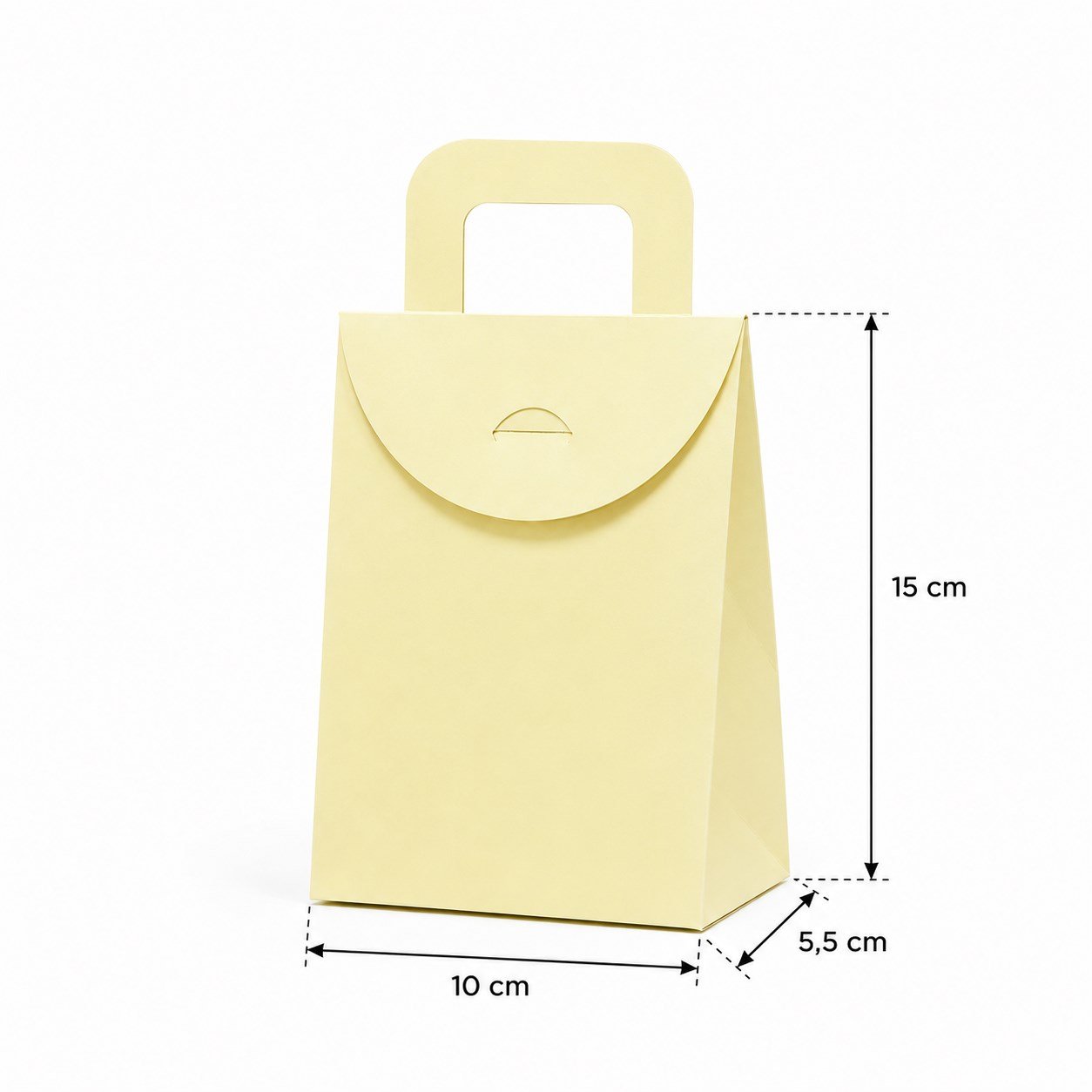10x15 Karışık Renk Çanta Model Hediyelik Kutu - 15'li Paket Yeşil-Sarı-Mavi