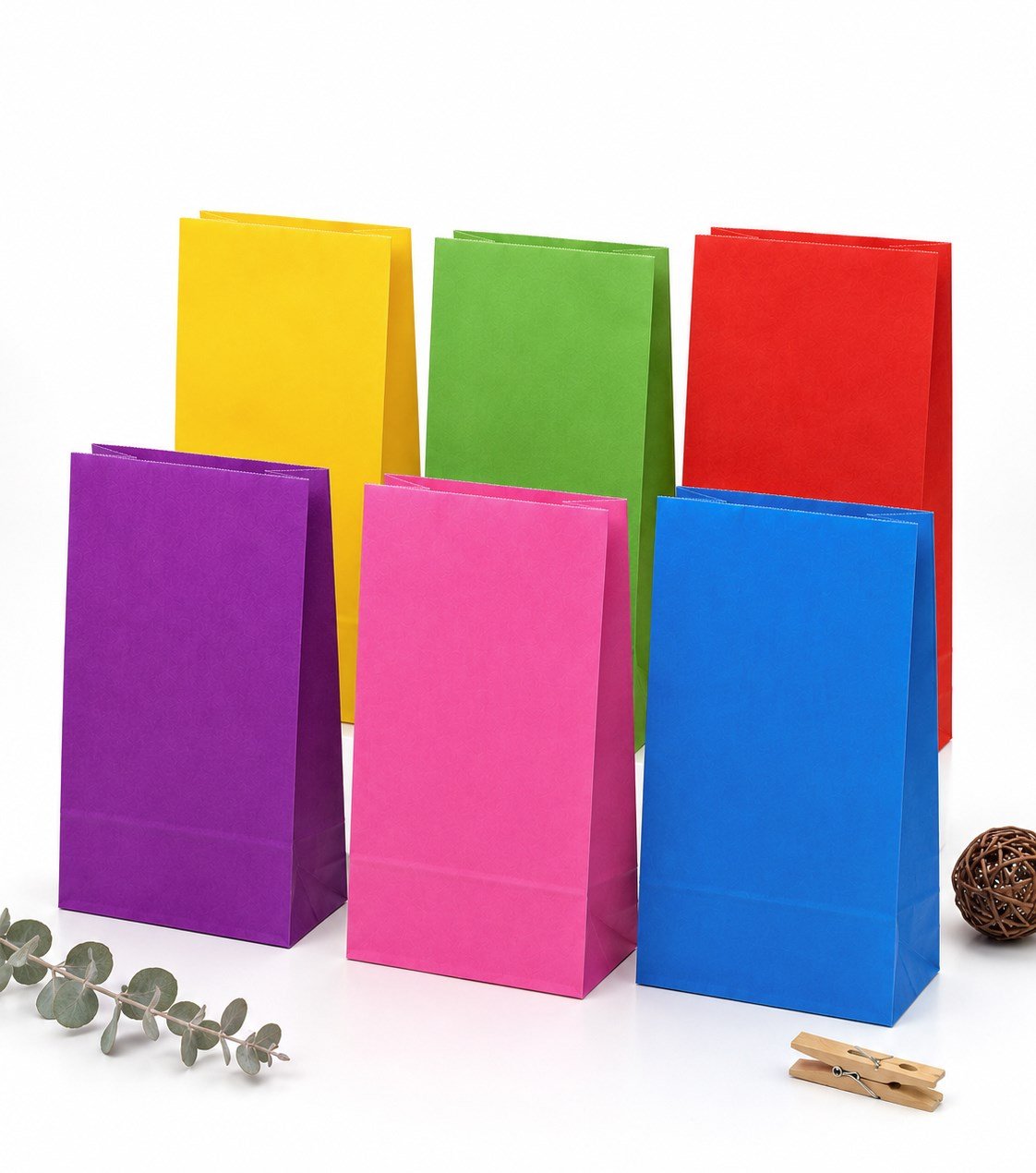 15x29 Karışık Renk Hediyelik Kese Kağıdı - 12'li Paket