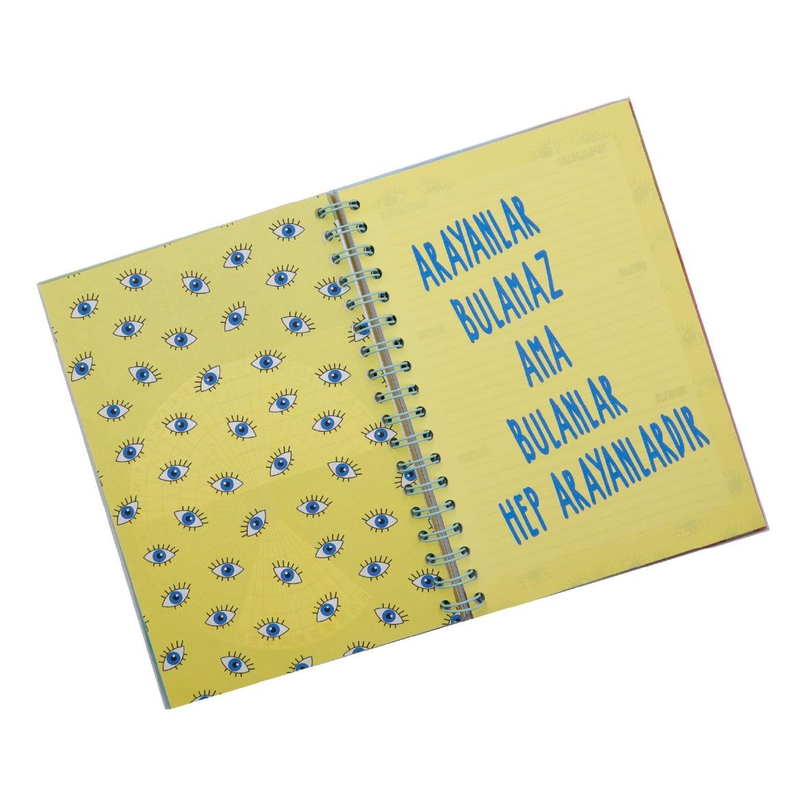 17x24 Konuşan Planner – Stickerlı Haftalık Planlayıcı (110 Sayfa) | M4