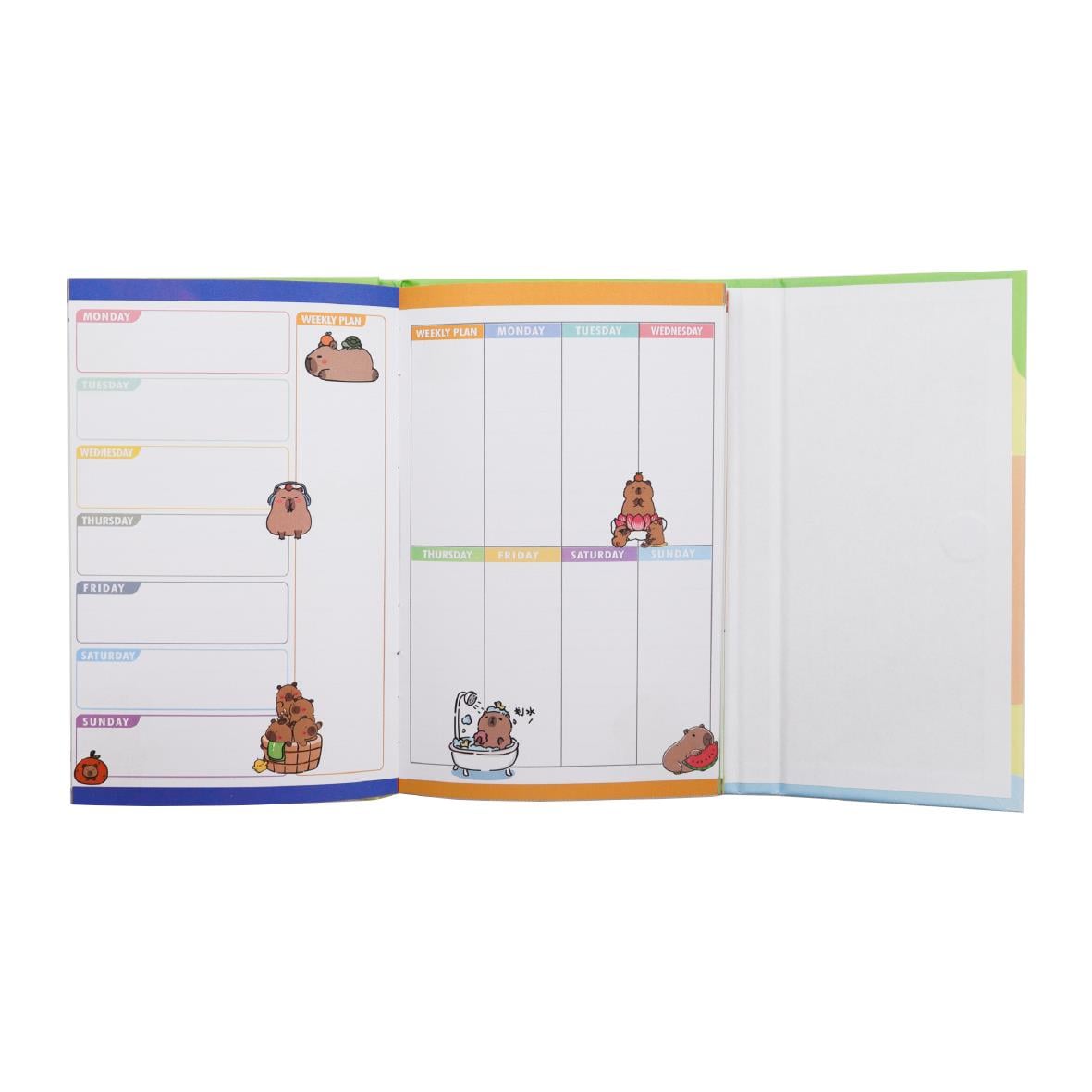 22x15 Capybara Mıknatıs Kapaklı Defter (100 Yaprak) - M4