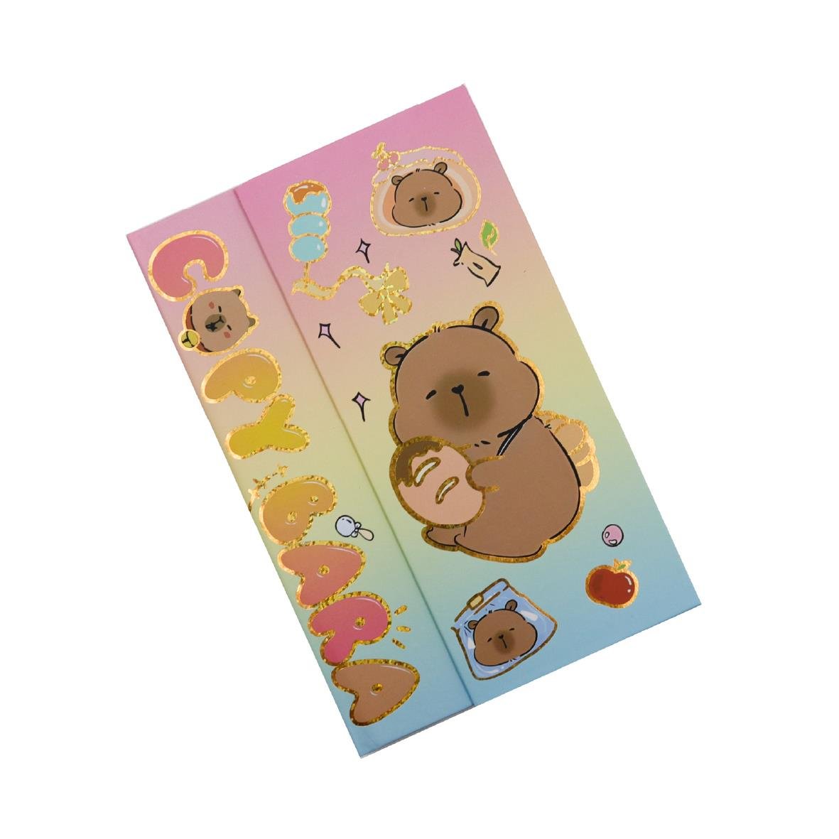 22x15 Capybara Mıknatıs Kapaklı Defter (100 Yaprak) - M2