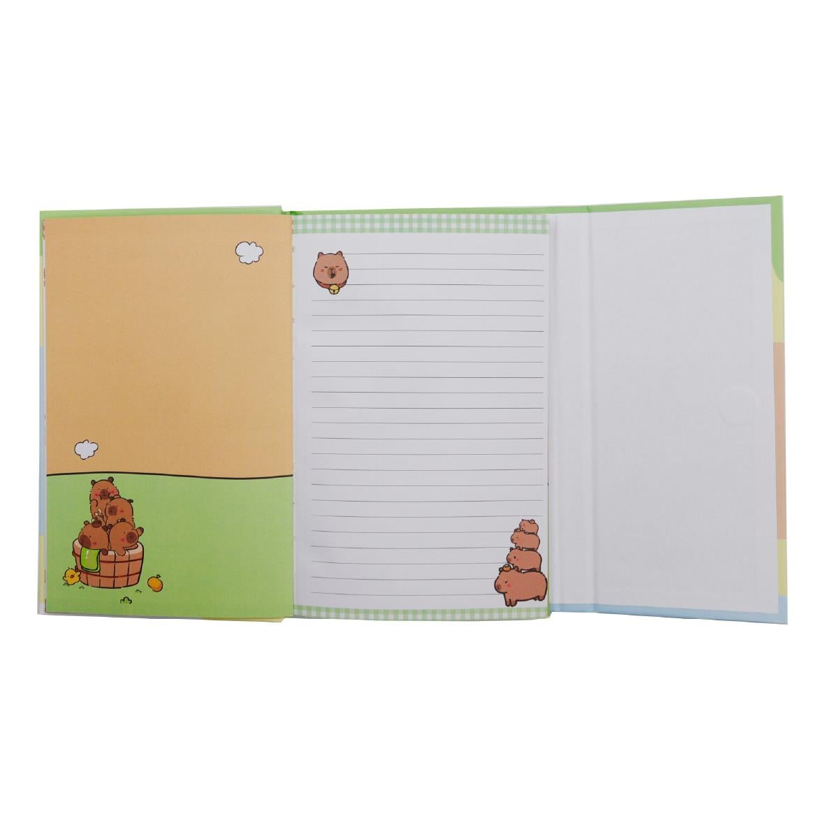 22x15 Capybara Mıknatıs Kapaklı Defter (100 Yaprak) - M4