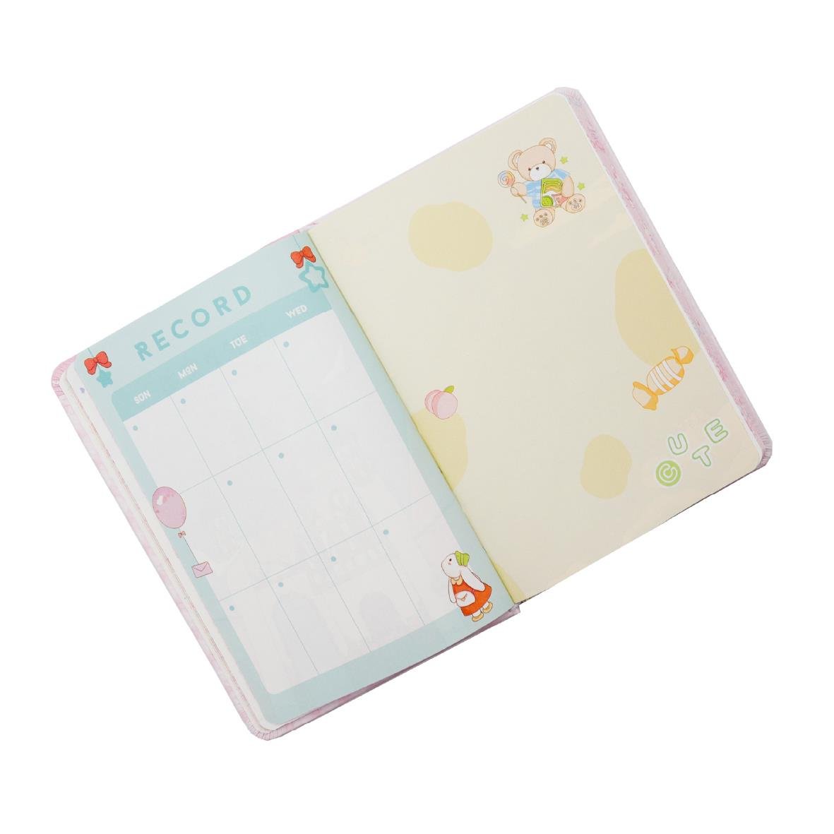 Aynalı Deri Kapaklı A5 Konsept Defter (80 Yaprak)