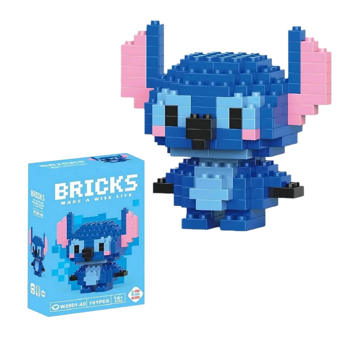 Stitch Temalı Mini Blok Seti – 161 Parça Mikro Lego 3D Yapboz