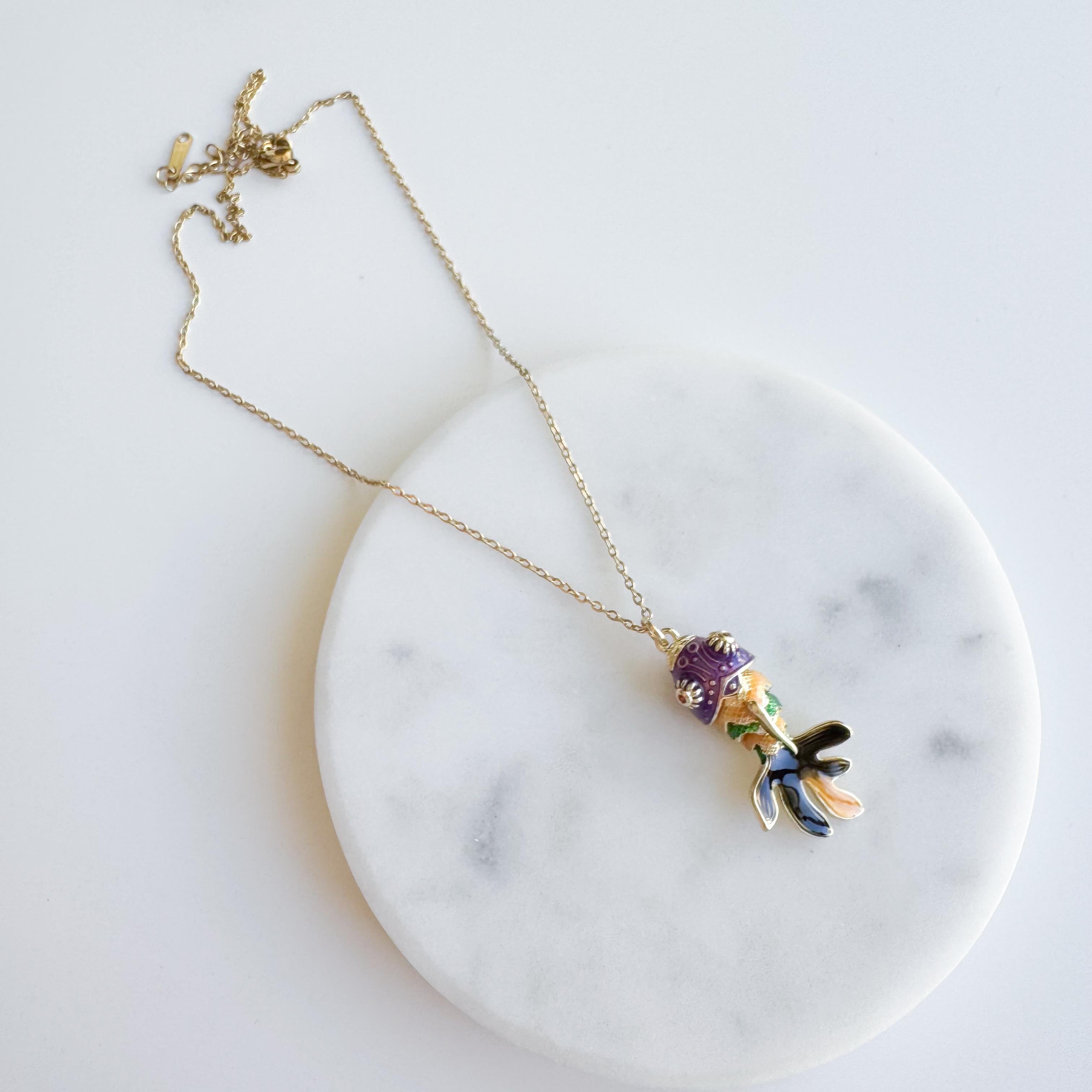 Çelik Tombul Balık Kolye