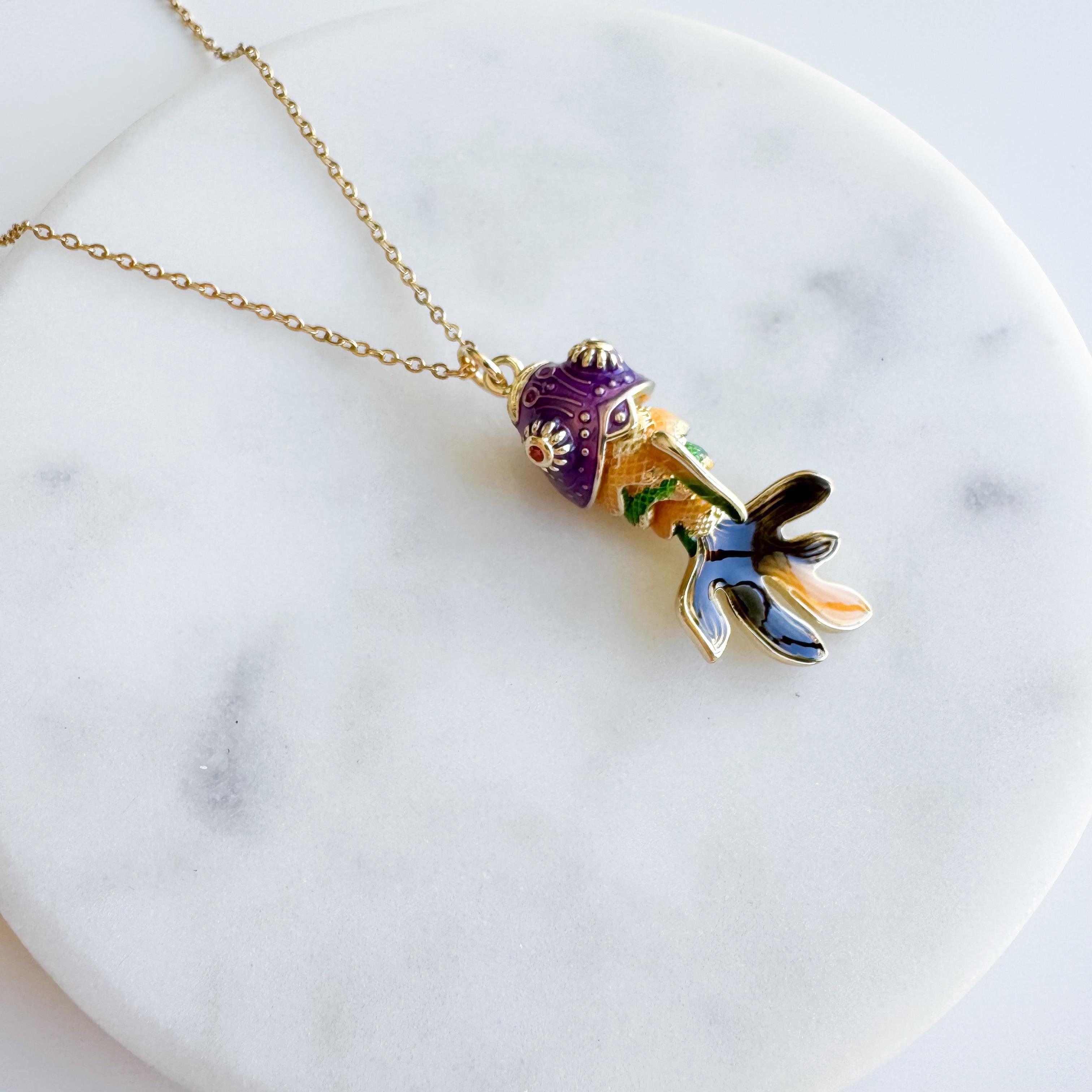 Çelik Tombul Balık Kolye