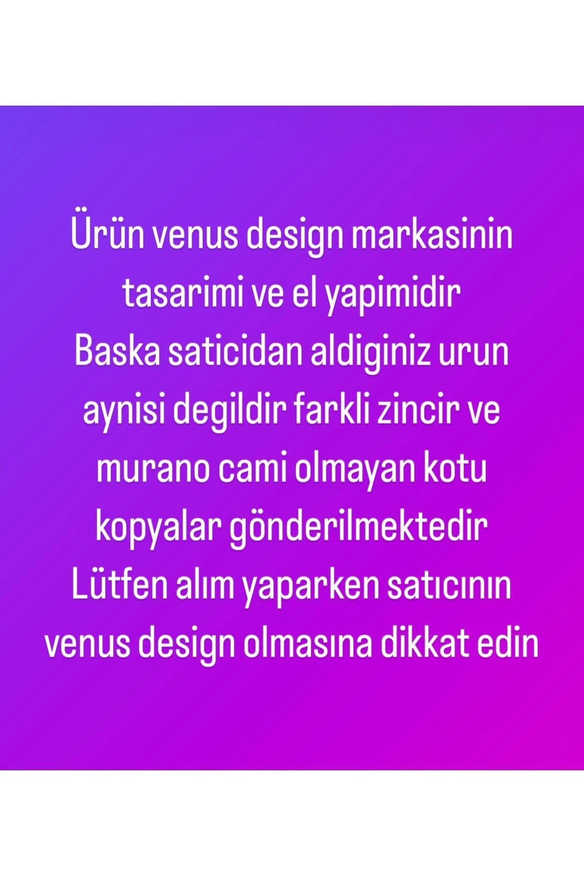 Murano Balkabağı Kolye