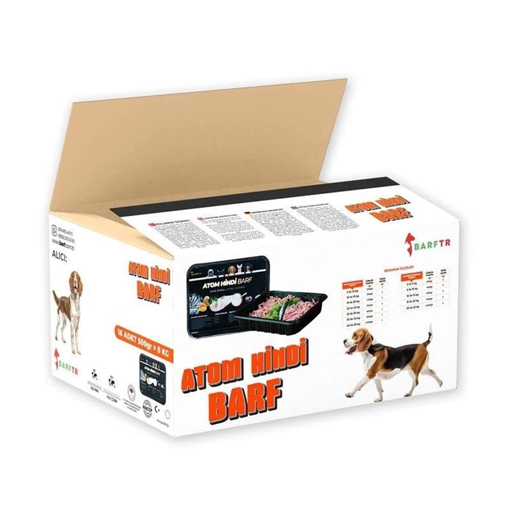 Atom Hindi Barf 8 kg Köpek Maması 