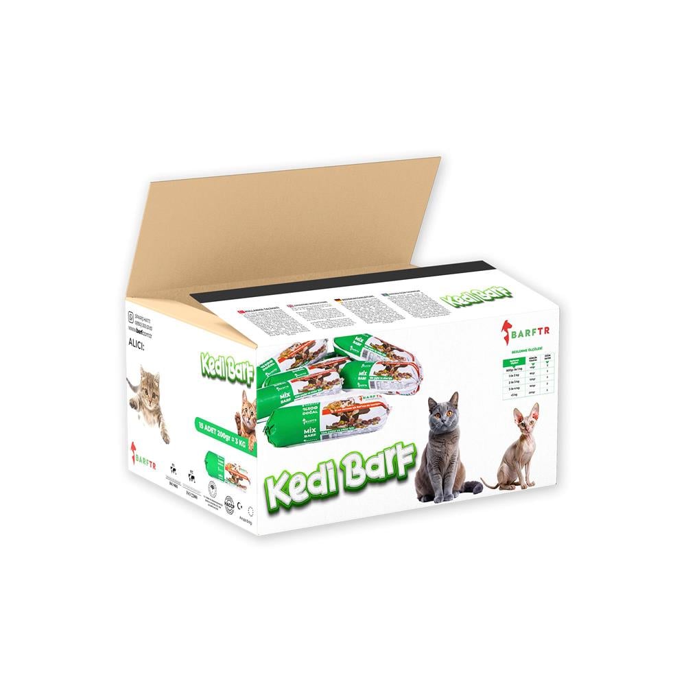 Kedi Barf 3 kg Kedi Maması