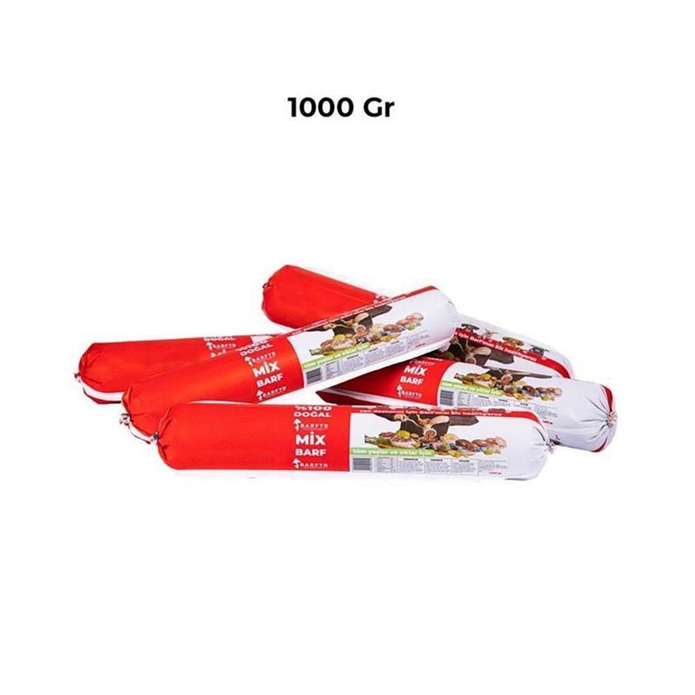 Mix Barf 13 kg 1000 GR Salam Paket Tekli Ambalajlarda Köpek Maması
