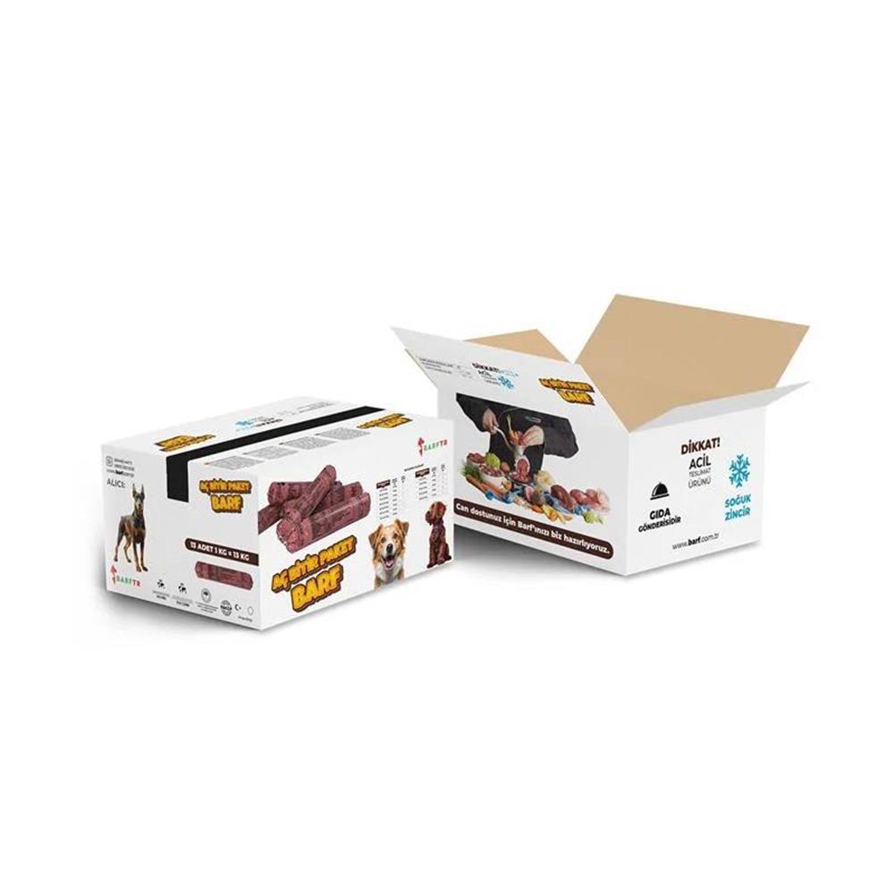 Mix Barf 13 kg Aç Bitir Paket Köpek Maması