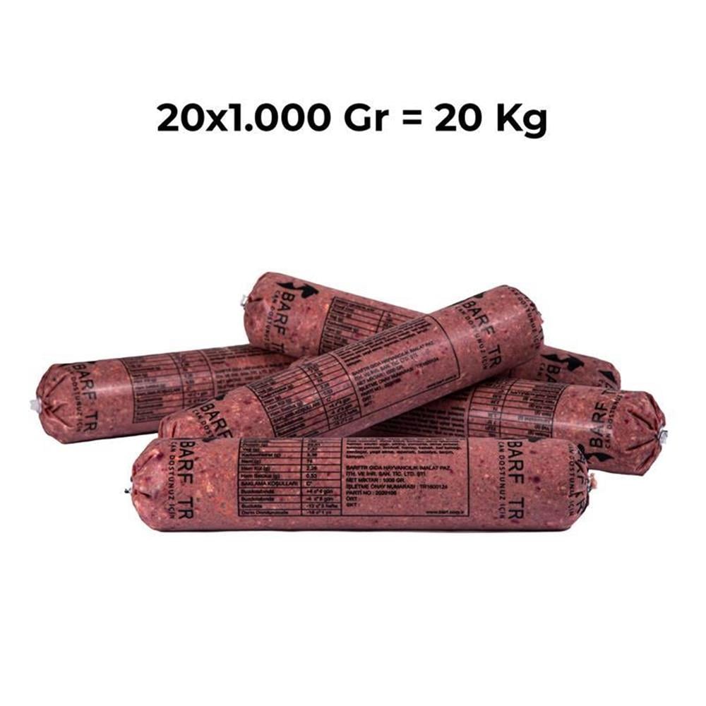 Mix Barf 20 kg Aç Bitir Paket Köpek Maması