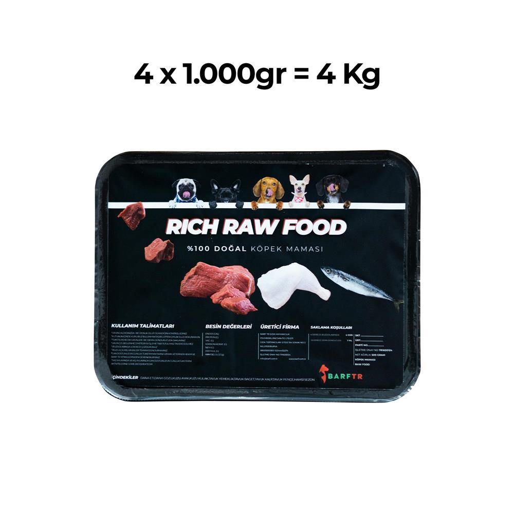Rıch Raw Food 4 kg Köpek Maması