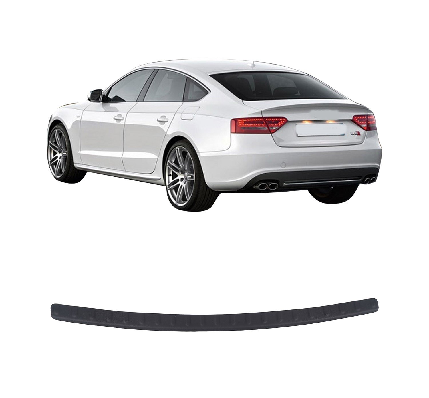 Audi A5 Sportback Uyumlu 2009 ve Üzeri ABS Arka Tampon Üstü Koruma