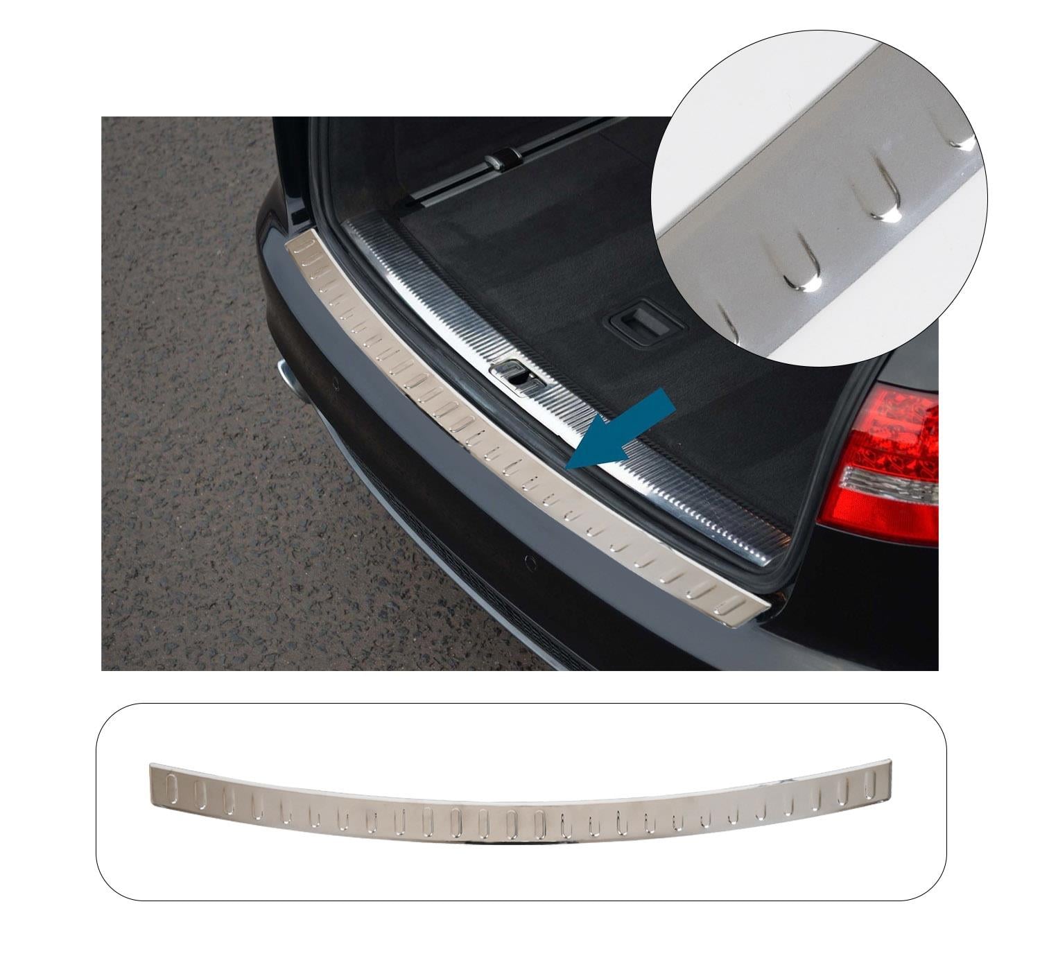 AUDI A6 AVANT 2011-2019 KROM PARLAK ARKA TAMPON ÜSTÜ KORUMA