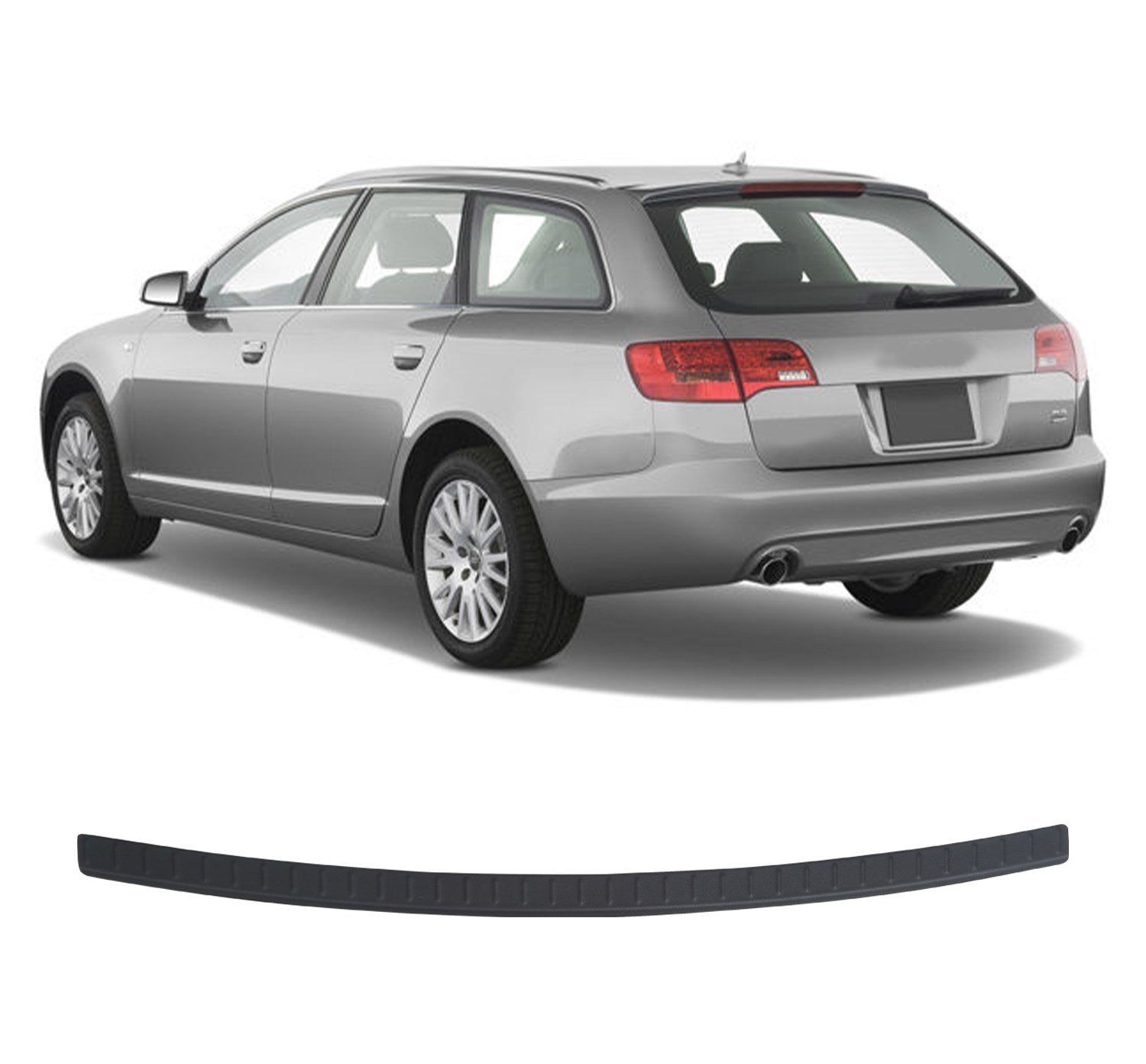Audi A6 C4 Wagon Uyumlu 2008 ve Üzeri ABS Arka Tampon Üstü Koruma