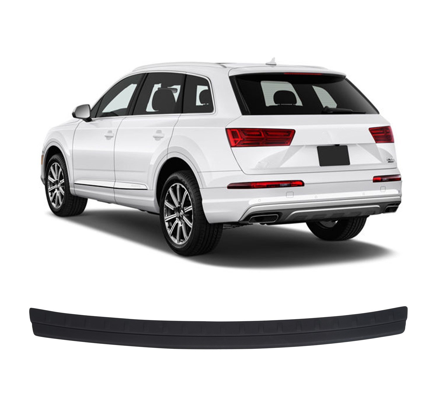 Audi Q7 Uyumlu 2018 ve Üzeri ABS Arka Tampon Üstü Koruma