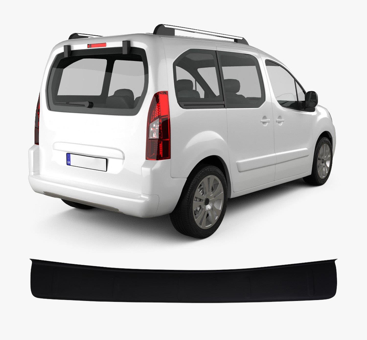CITROEN BERLINGO 2010-2019 ARKA TAMPON ÜSTÜ KORUMA ABS GENİŞ MODEL