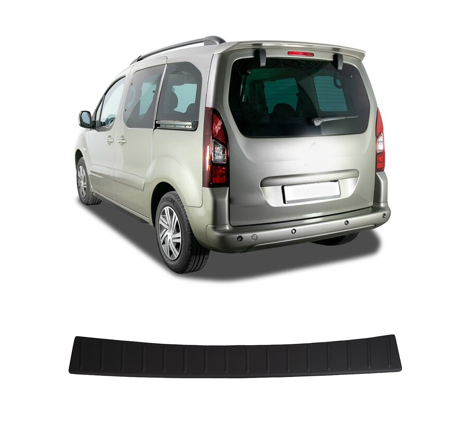Citroen Berlingo Uyumlu 2008-2018 ABS Arka Tampon Üstü Koruma