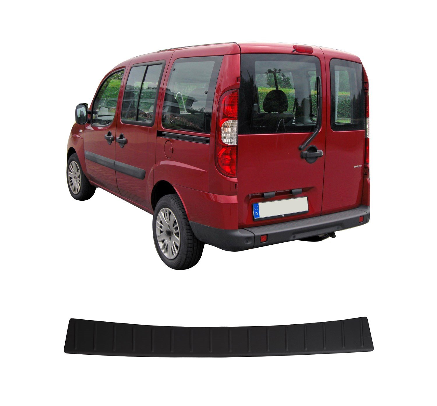 FIAT DOBLO 2010- ARKA TAMPON ÜSTÜ KORUMA ABS GENİŞ MODEL