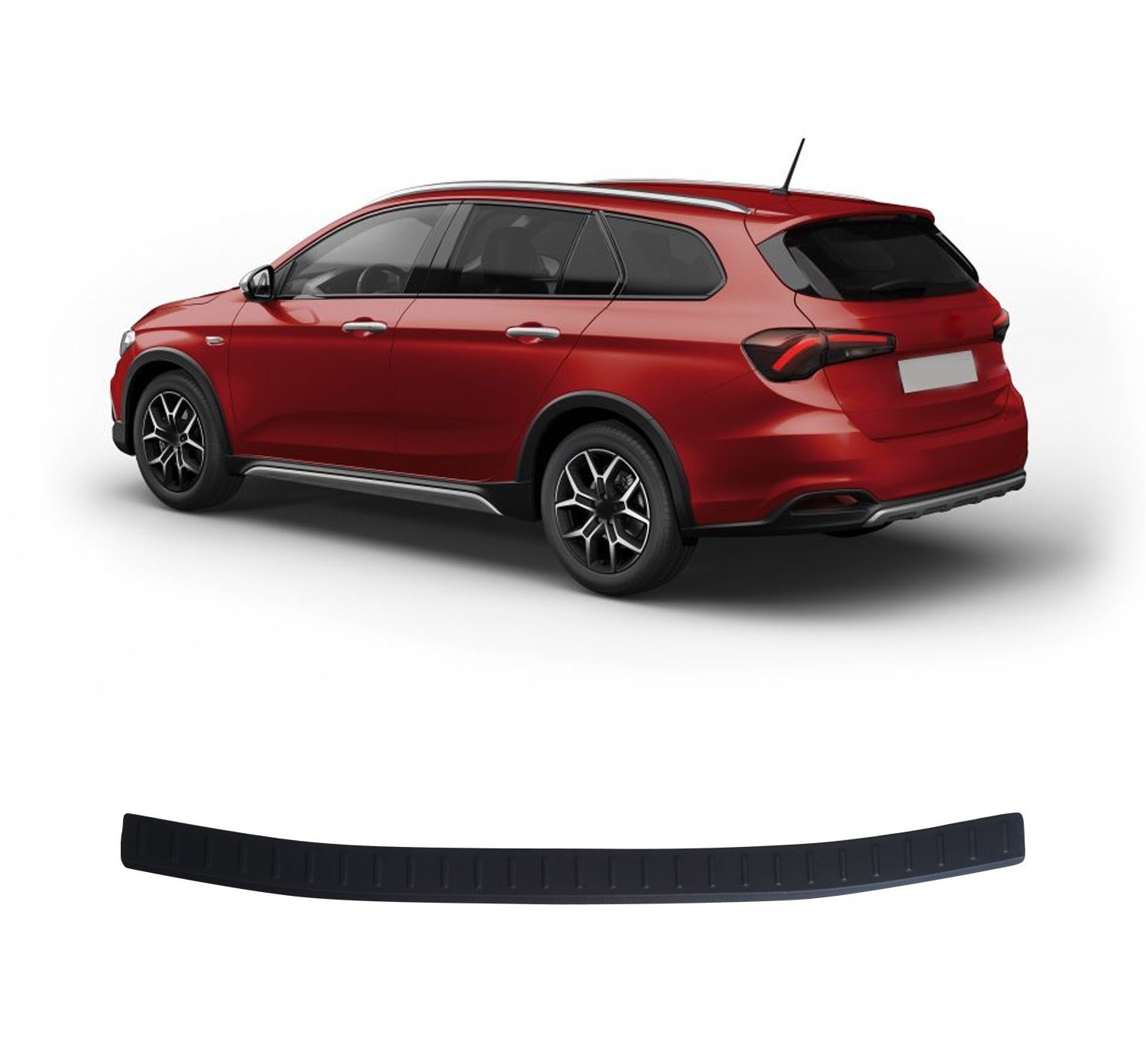 Fiat Egea Tipo SW Uyumlu 2015 ve Üzeri ABS Arka Tampon Üstü Koruma
