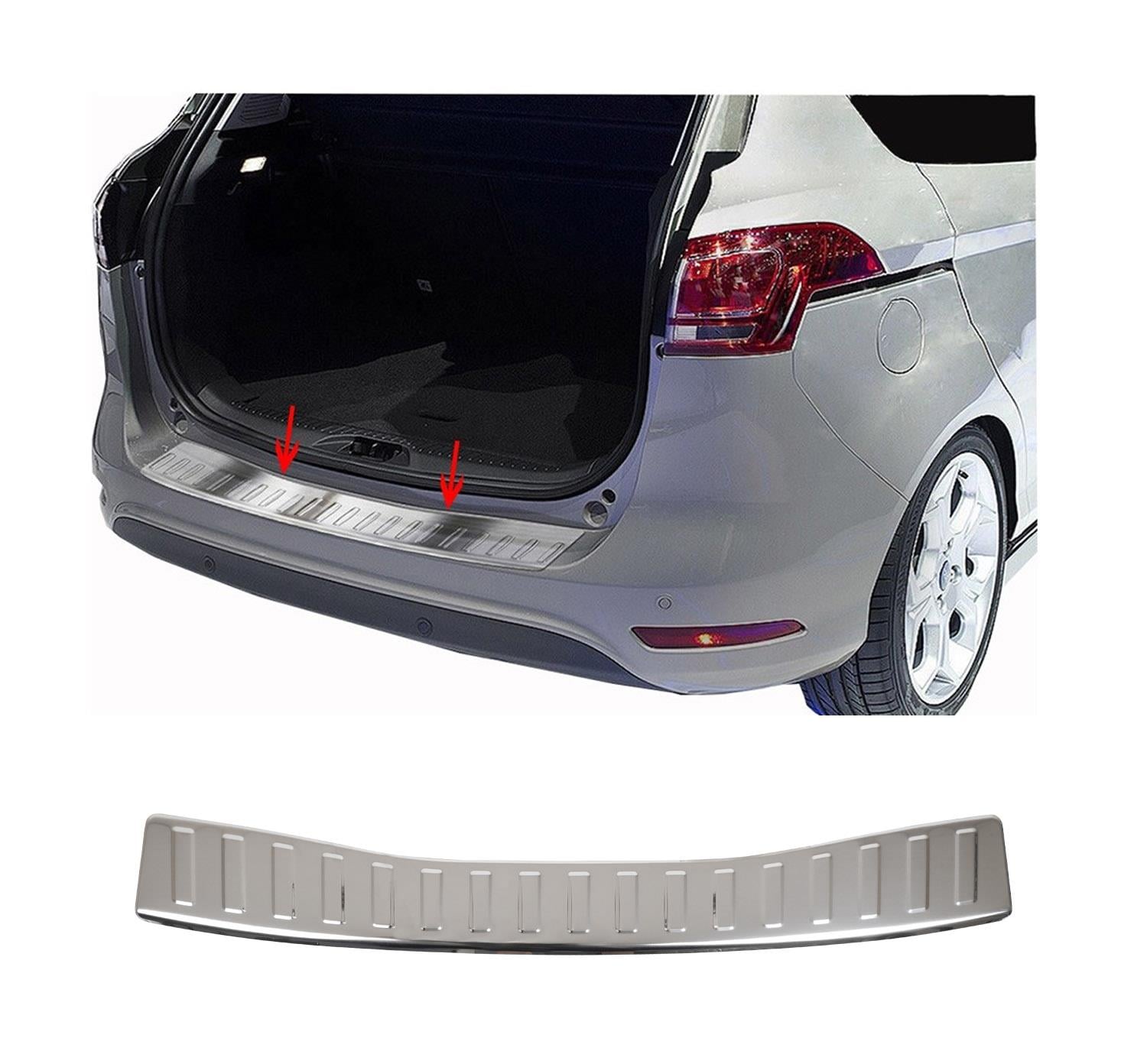 FORD B MAX 2012- KROM PARLAK ARKA TAMPON ÜSTÜ KORUMA