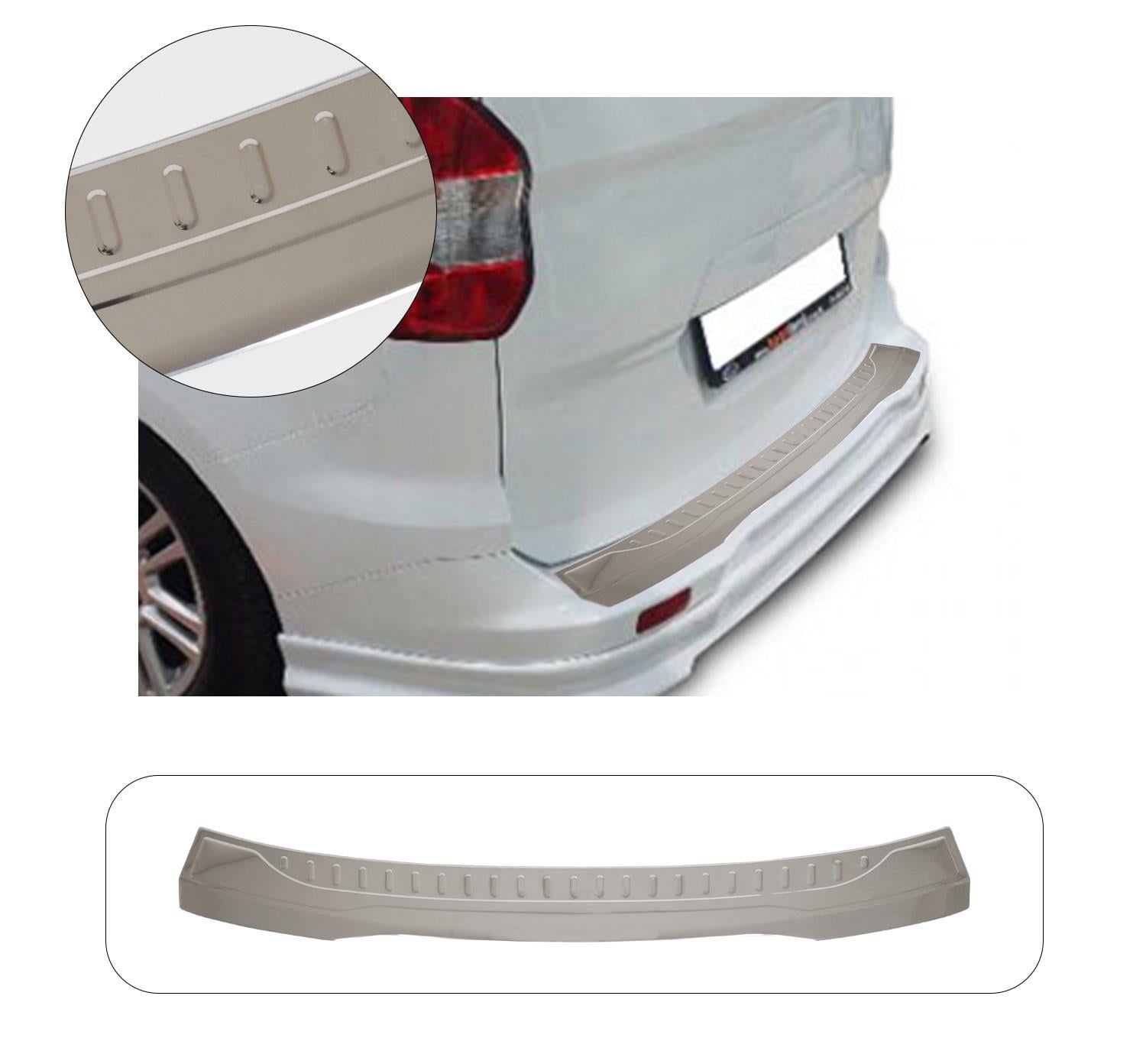 FORD COURIER 2015-  KROM PARLAK ARKA TAMPON ÜSTÜ KORUMA