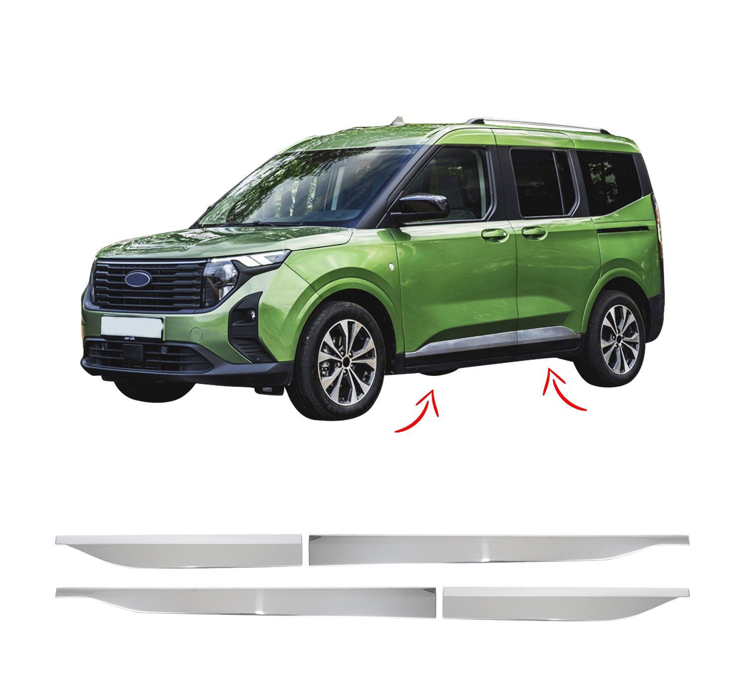 FORD COURIER 2023- YAN KAPI ÇITASI 4 PRÇ