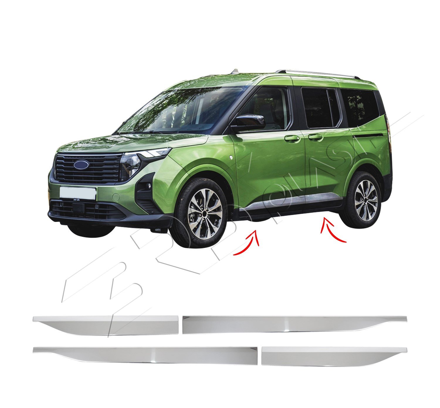 FORD COURIER 2023- YAN KAPI ÇITASI 4 PRÇ
