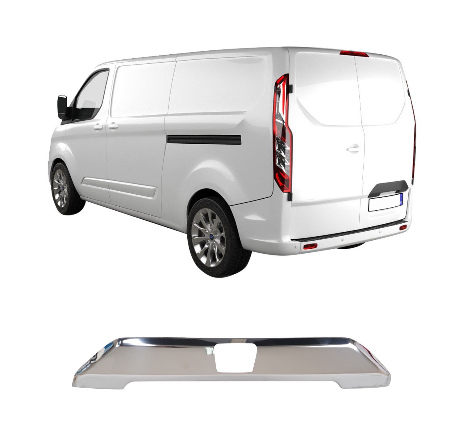 FORD CUSTOM 2012- TEK KAPI KAMERALI BAGAJ ÇITASI