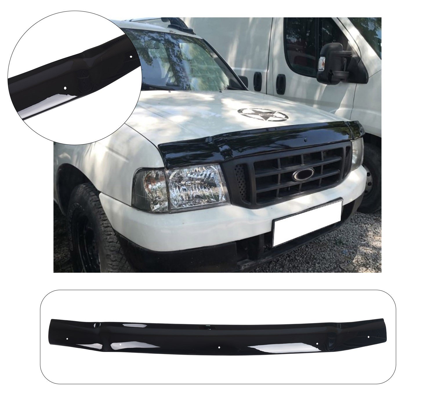 FORD RANGER 2002-2006 KAPUT RÜZGARLIĞI