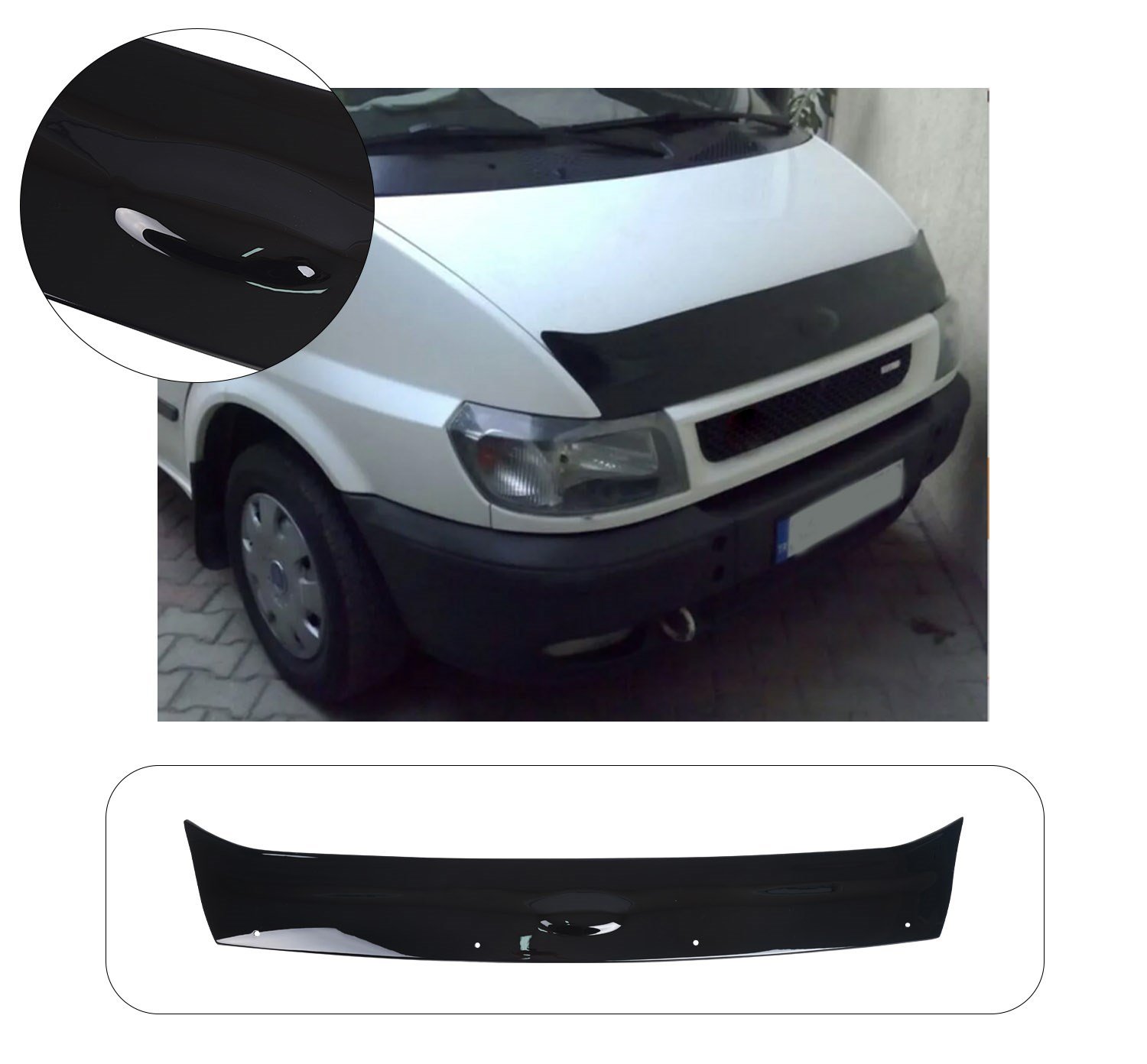 FORD TRANSİT 2002-2006 GENİŞ MODEL KAPUT RÜZGARLIĞI