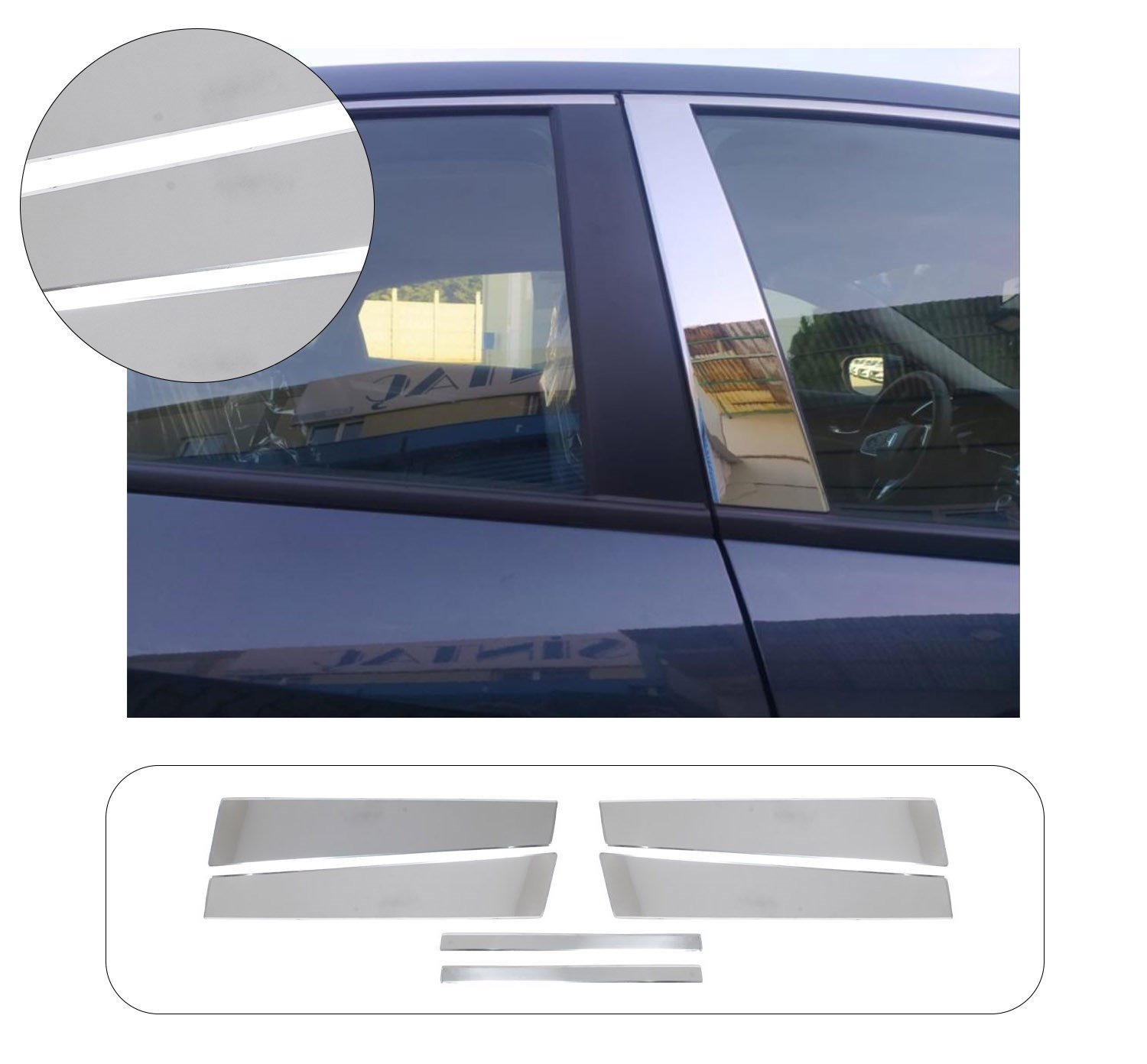 HONDA CIVIC 2007-2011 KAPI DİREĞİ 6 PRÇ