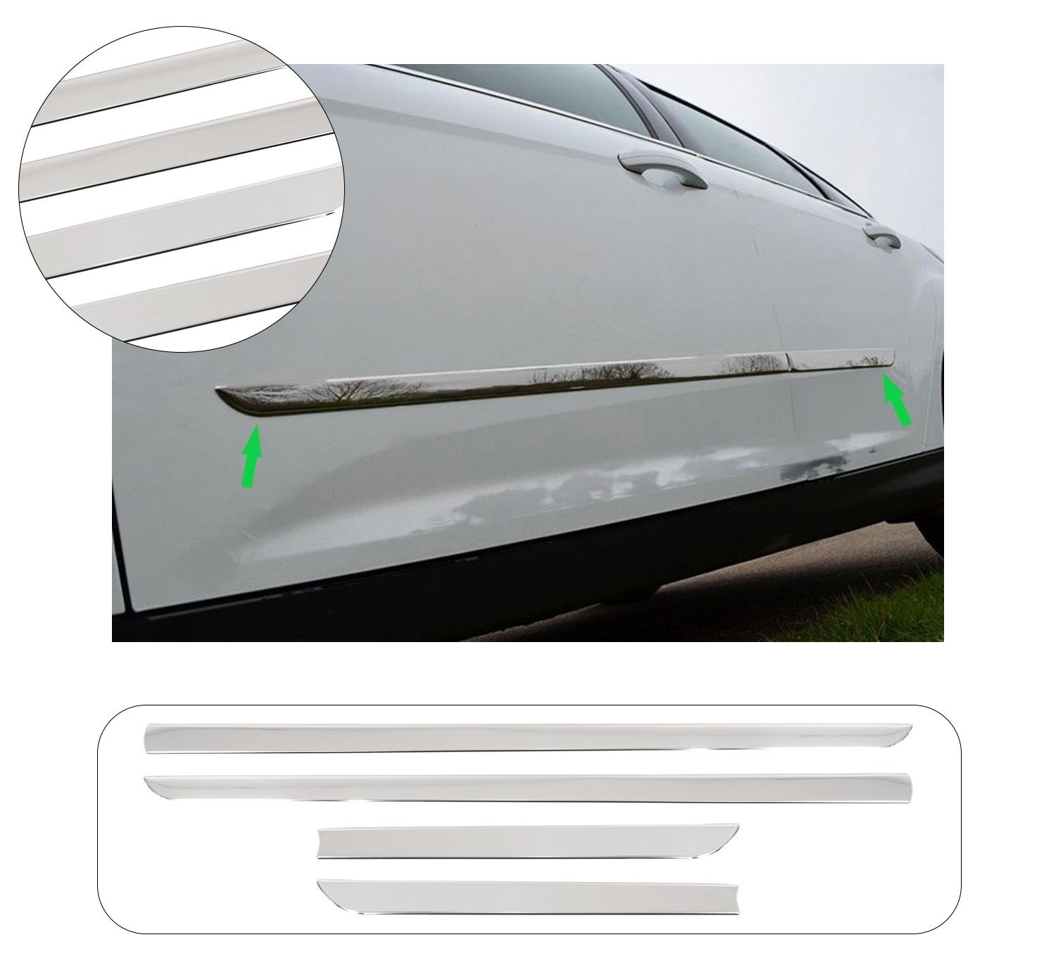 HONDA CRV 2012-2018 YAN KAPI ÇITASI 4 PRÇ