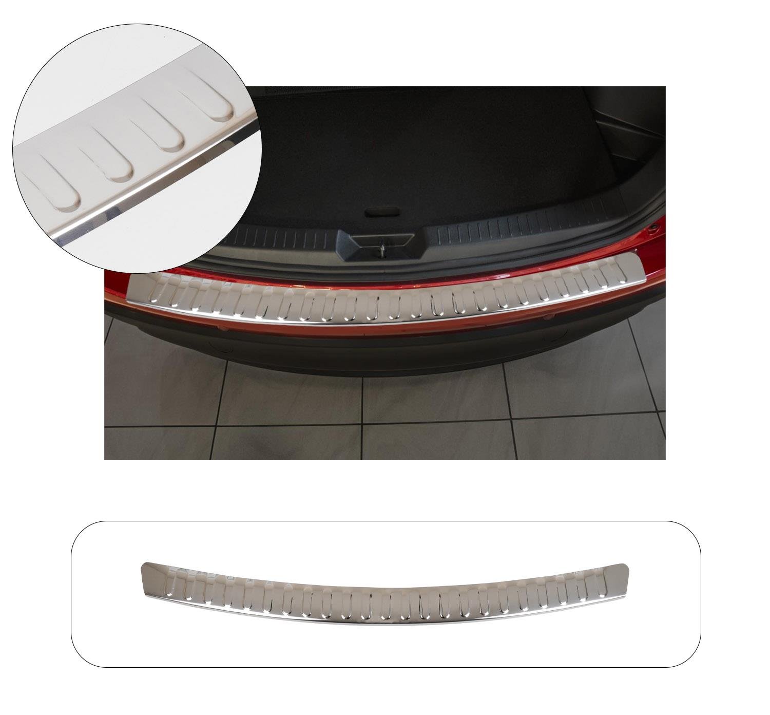 MAZDA CX 7 2007-2014 KROM PARLAK ARKA TAMPON ÜSTÜ KORUMA