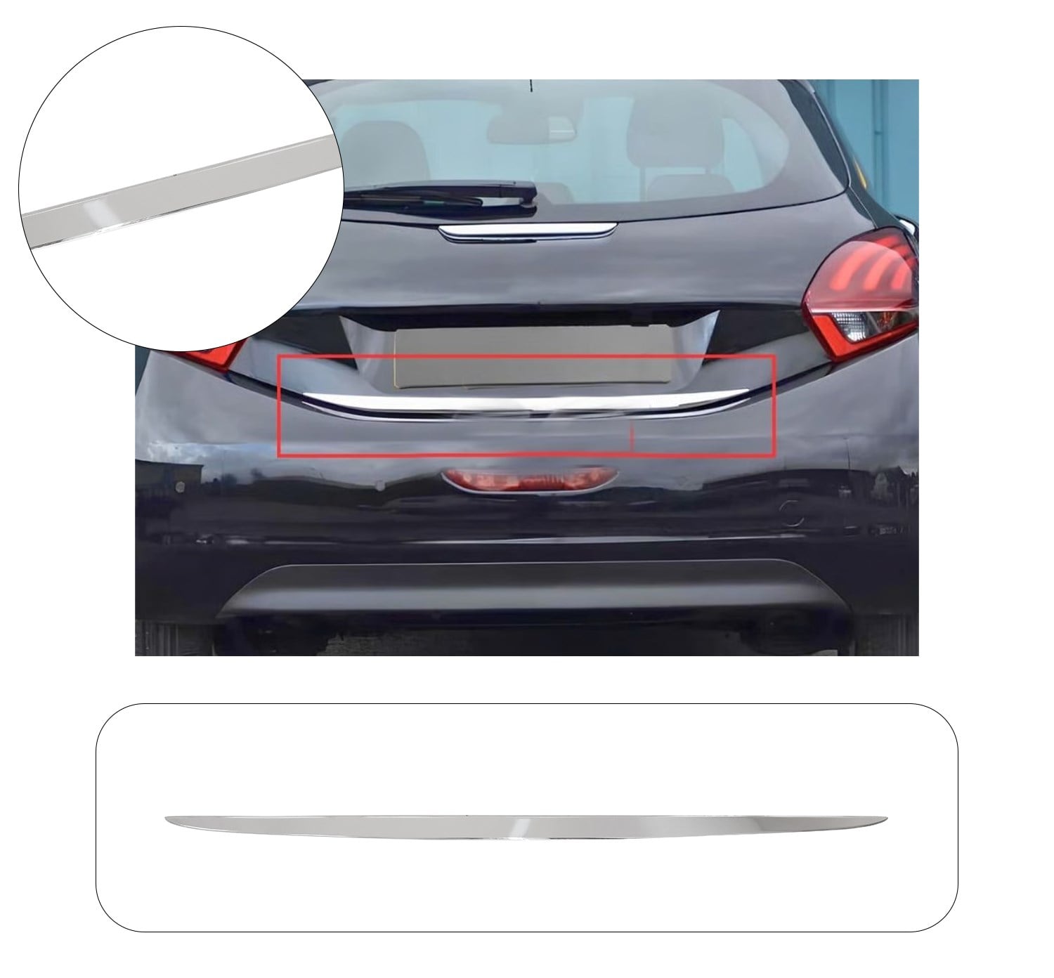 MB W208 BAGAJ ALT ÇITASI P.ÇELİK