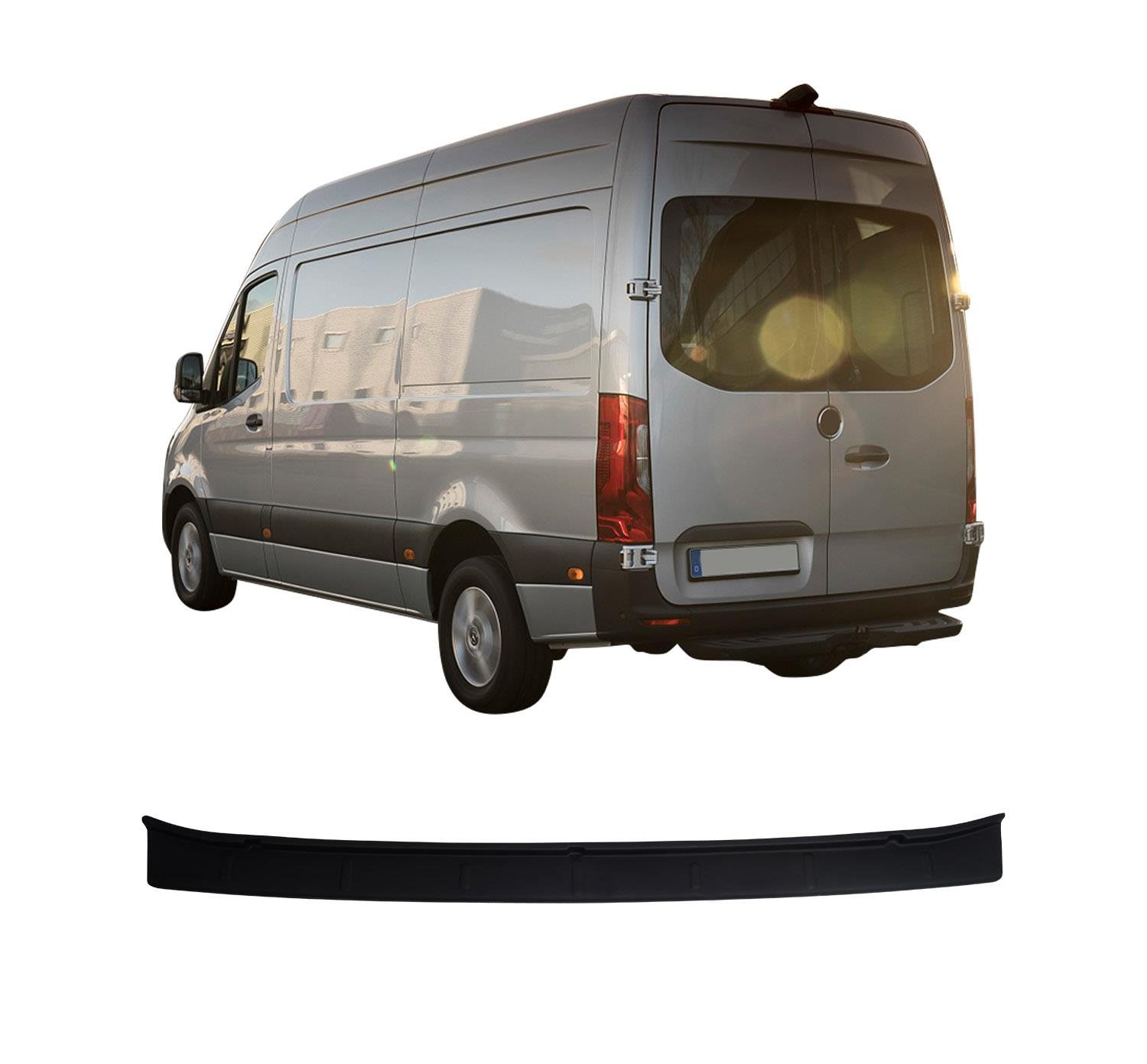 MERCEDES 906 2006-2018  ABS GENİŞ ARKA TAMPON ÜSTÜ KORUMA