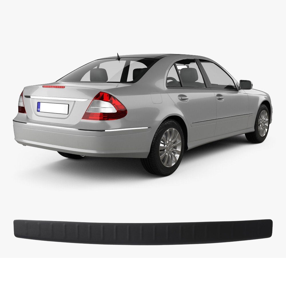 Mercedes Benz W211 Uyumlu ABS Arka Tampon Üstü Koruma