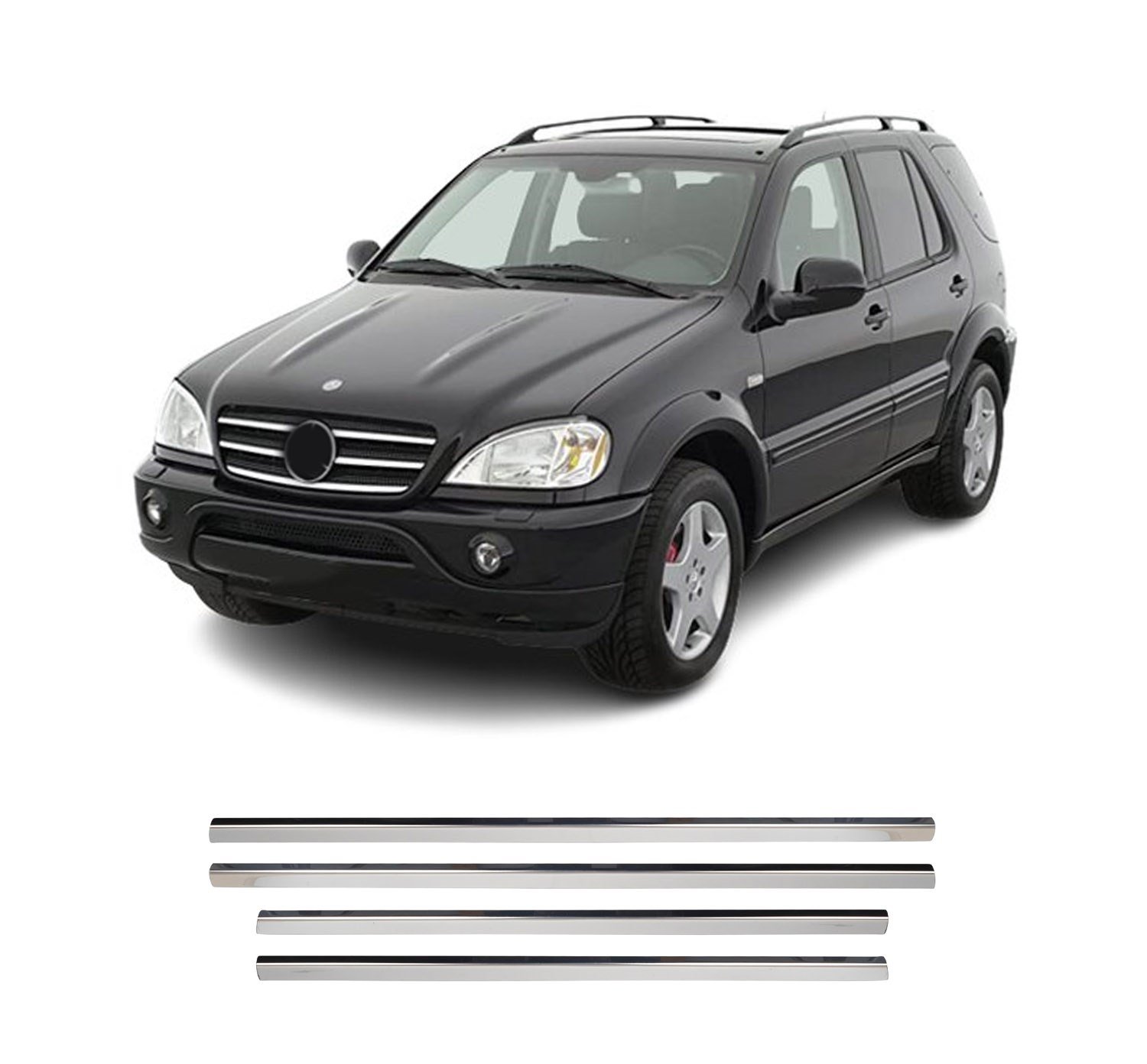 MB ML W163 1998-2006 CAM ÇITASI 4 PRÇ. P.ÇELİK