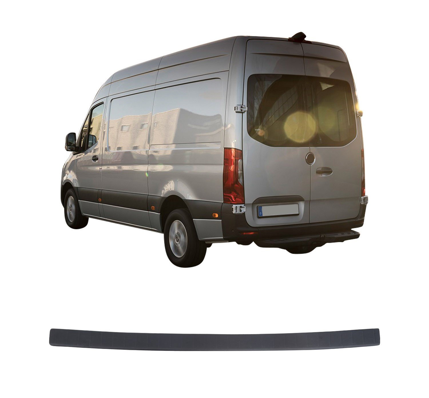 Mercedes Sprinter W906 Uyumlu 2006-2016 ABS Arka Tampon Üstü Koruma