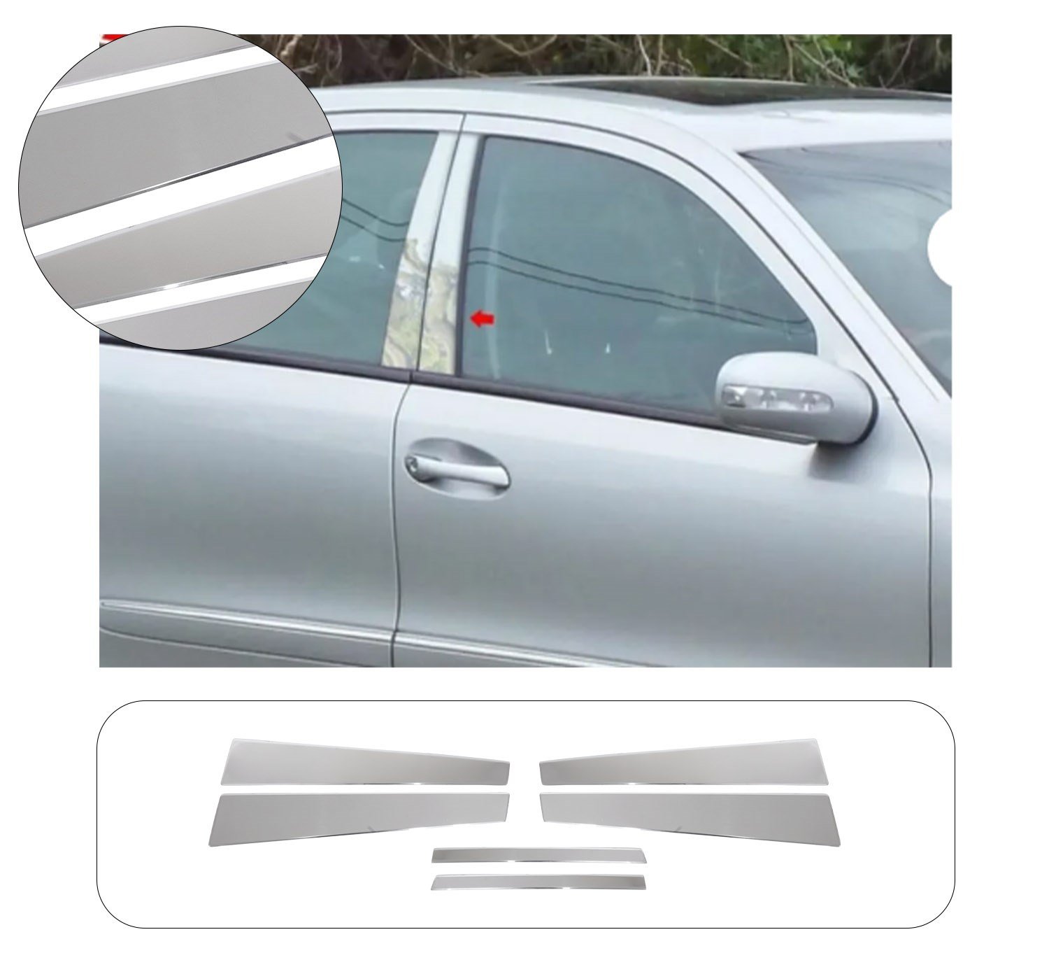 MERCEDES W211 KAPI DİREĞİ