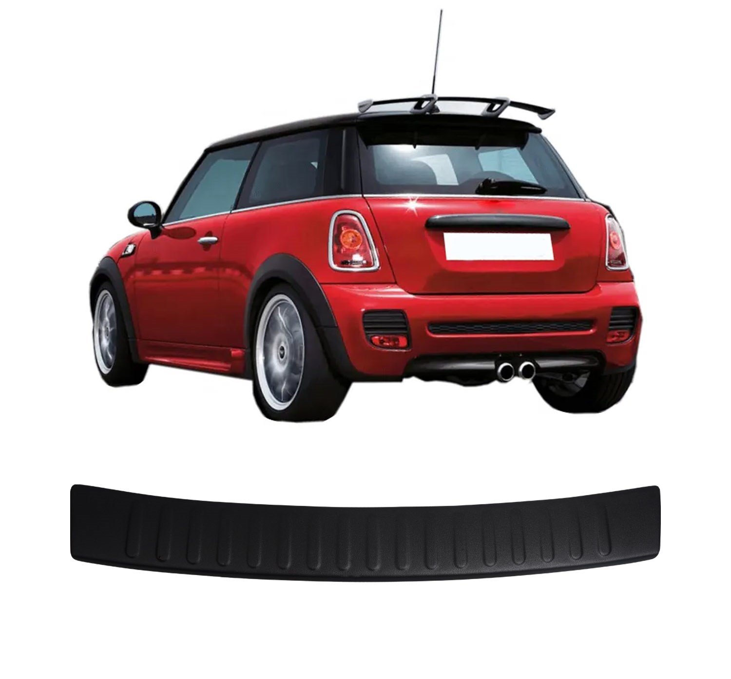 Mini Cooper R56 Uyumlu 2010-2012 ABS Arka Tampon Üstü Koruma