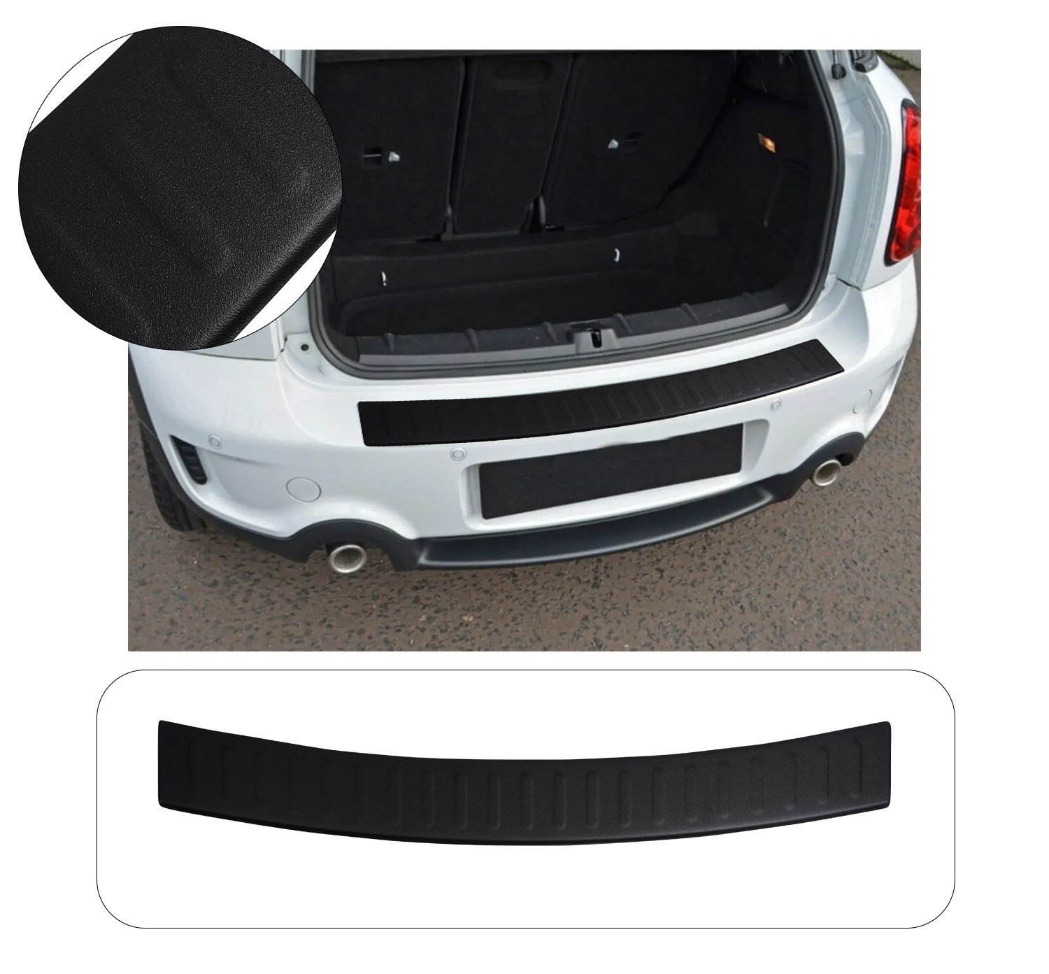 Mini Countryman R60 Uyumlu 2010-2017 ABS Arka Tampon Üstü Koruma