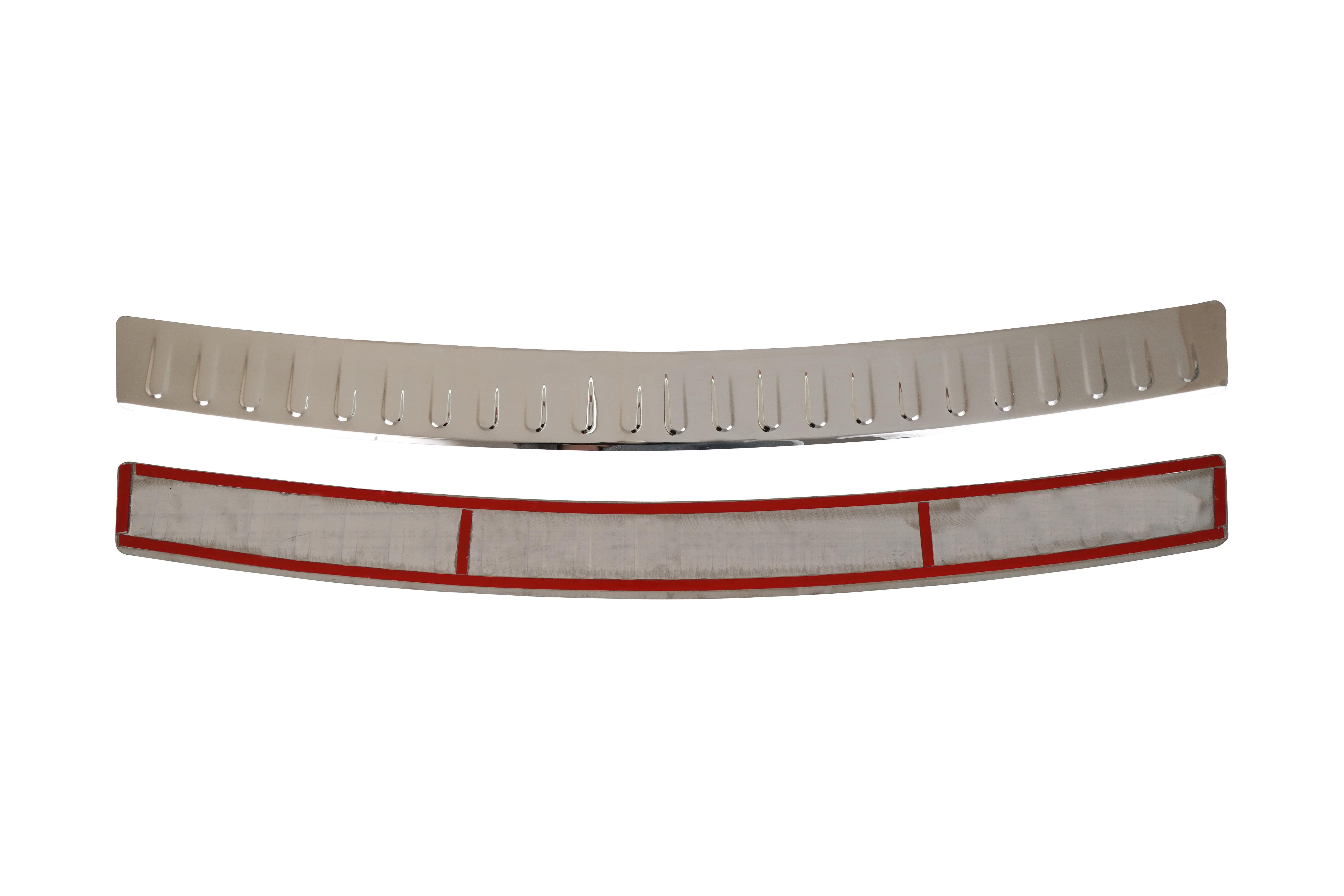 MITSUBISHI OUTLANDER 2 2012-2015 KROM PARLAK ARKA TAMPON ÜSTÜ KORUMA