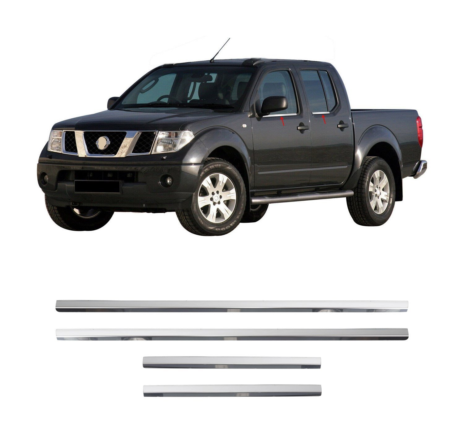 NISSAN NAVARA 2006-2015 CAM ÇITASI 4 PRÇ