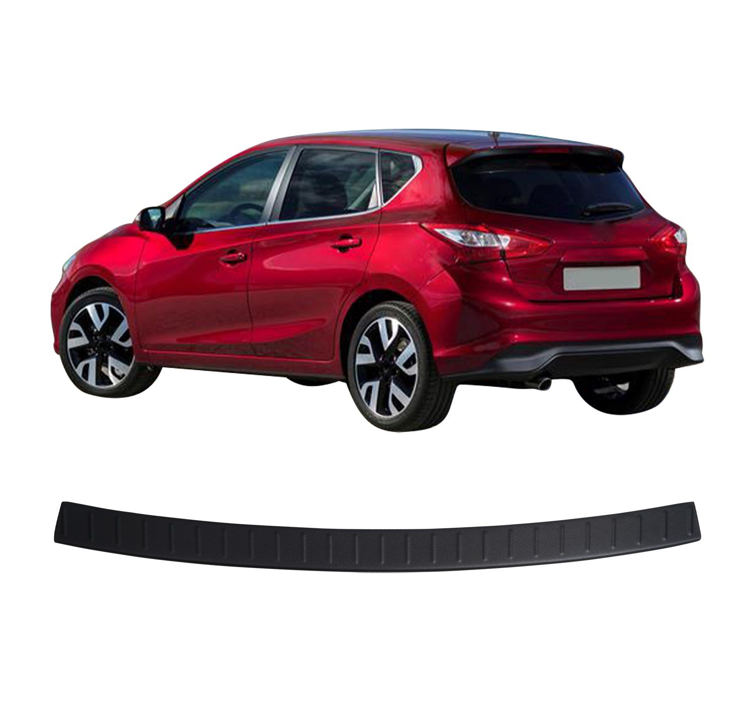 Nissan Pulsar Uyumlu 2014-2018 ABS Arka Tampon Üstü Koruma