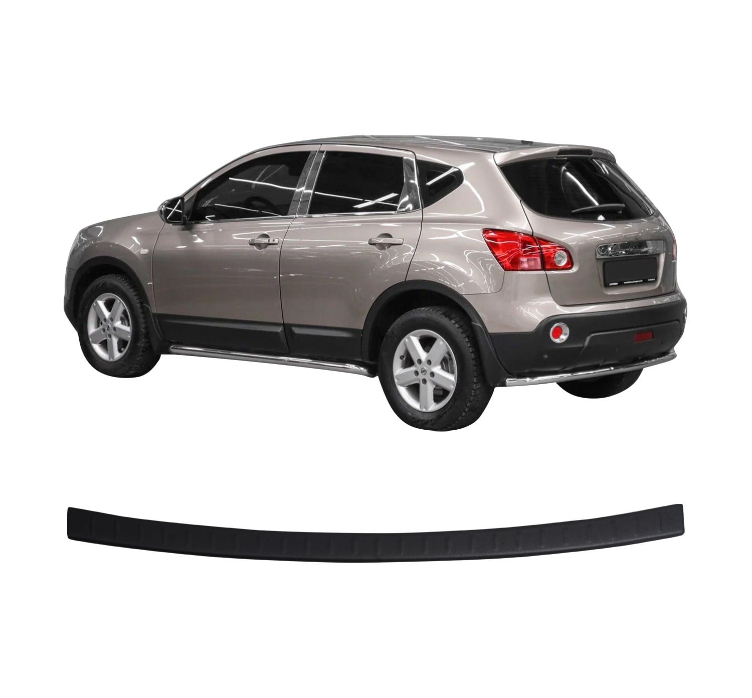 Nissan Qashqai J11 Uyumlu 2017-2020 ABS Arka Tampon Üstü Koruma